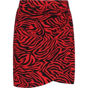 myMo - Fashion Look - Wikkelrok - Zebraprint - Normale Pasvorm - Minilengte