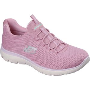 Veterschoen - Mauve/Multicolour - Memory Foam - Elastiek Sluiting