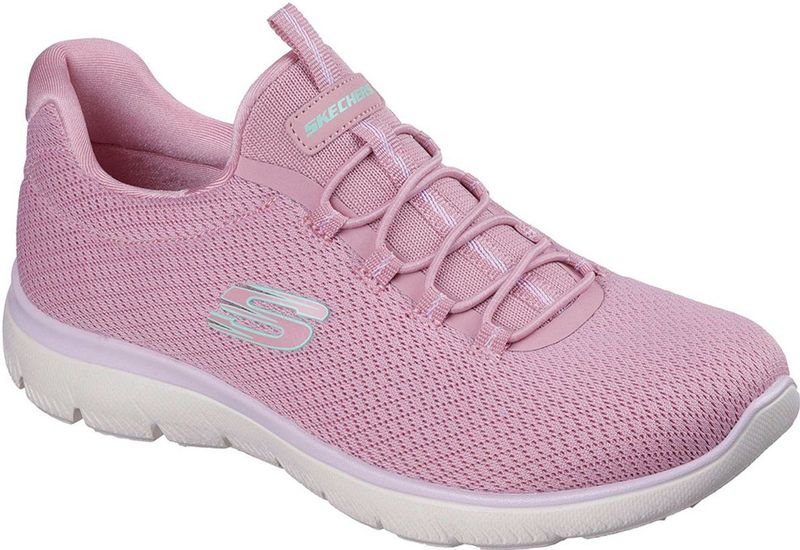 Veterschoen - Mauve/Multicolour - Memory Foam - Elastiek Sluiting