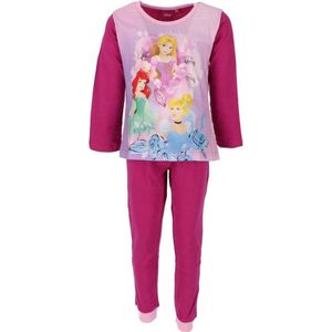 Prinsessen pyjama katoen paars maat 92