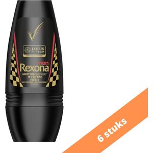Rexona Deo Roll-on Men – Lotus F1 Team (Turbo) 50 ml (6 stuks)
