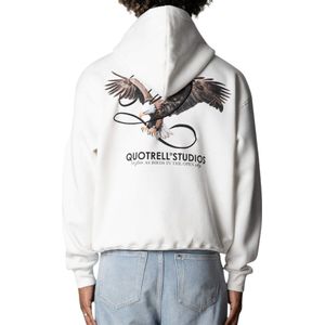 Quotrell Heren Trui Wit Hs73754/9223 Raptor Hoodie