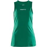 Craft Rush Slim Singlet Dames - Groen | Maat: XL