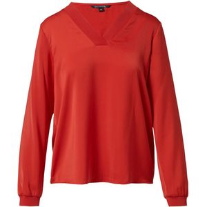 comma - Blouse - Satijn - Lange Mouwen