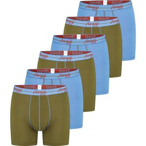 sloggi Heren lang short / pant 6 pack men Start