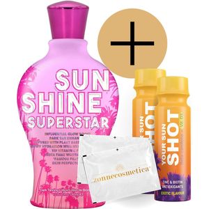 Devoted Creations - Sunshine Superstar + 2 Your Sun Shots + 2 Verfrissingsdoekjes