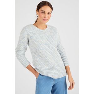 Damart - Trui veelkleurig tricot - Dames - Blauw - XS