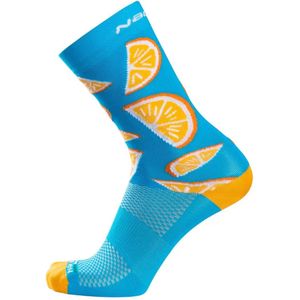 Nalini - Unisex - Fietssokken Zomer - COMIC SOCKS H.24 - ORANGE - 44-46