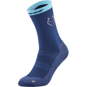 Babolat - Padelsokken - Halfhoog - Wit Blauw - Lebron - 39-42