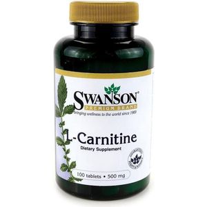 Swanson Health L-Carnitine 500mg - 100 tabletten