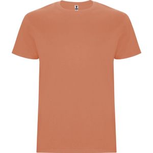T-shirt unisex met korte mouwen 'Stafford' Greek Orange - 7/8 jaar