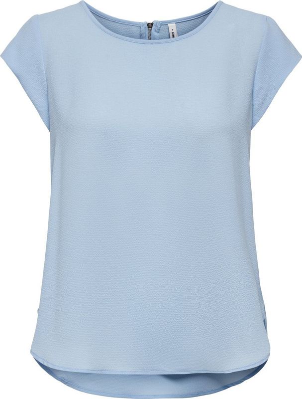 Only - Onlvic Solid Top Noos - T-shirt - Clear Sky - Dames