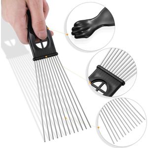 CHPN - Afro kam - Afro Comb - Afro Pick - Styling Pik - Metalen kam - Kam - Haren kammen - Kapper