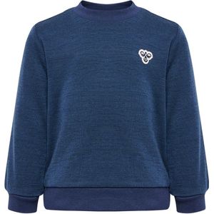 Hummel - Sweatshirt - Navy - Losse Pasvorm - Lange Mouw
