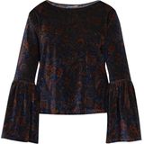 usha FESTIVAL Blouse  nachtblauw / roestbruin