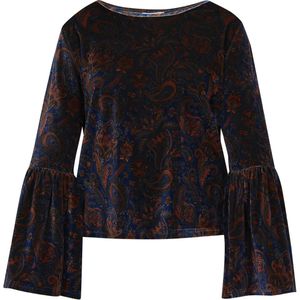 usha FESTIVAL Blouse  nachtblauw / roestbruin