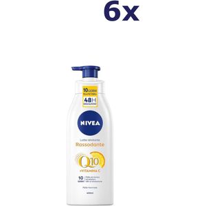 6x Nivea Bodymilk – Q10 met Pompje wit 400 ml