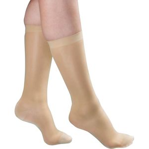 Mövibrace - Compressiekousen / Compressie sokken - 1 paar - Unisex - Beige - Maat 39-42