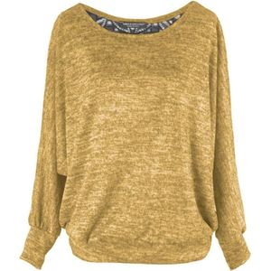 Sweatshirt trui met kanten rug en loose fit voor dames