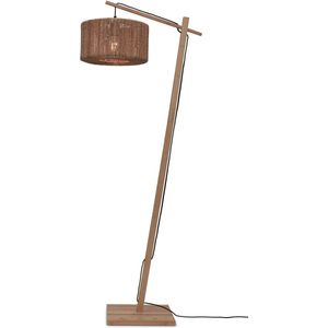 GOOD&MOJO Vloerlamp Iguazu - Bamboe/Jute - 57x31x150cm - - Staande lamp voor Woonkamer - Slaapkamer