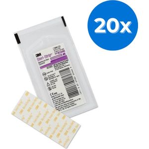 Steristrip 3 x 75mm (Paars) - 20 stuks 20 stuks 3M