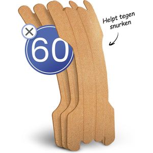 Brevital Neuspleister anti snurk - neusstrips snurken - anti snurkpleisters- neuspleisters 60 Stuks