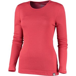 NOMAD® Rough Thermo Control Merino Dames Shirt | M | Rood | Merinowol