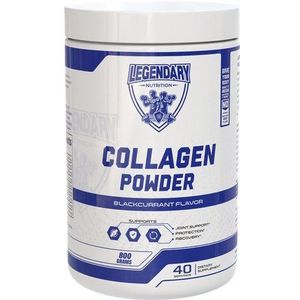 Legendary Nutrition | Gehydroliseerd Rund collageen | Blackcurrant | 800gr 40 servings | 12,5g collageen per serving | Nutriworld