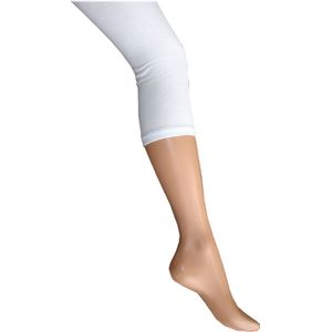 Kinderlegging 60 denier Wit capri 110-116