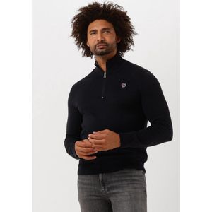 Paul Smith Mens Sweater Half Zip Zeb Bad Truien & Vesten Heren - Sweater - Hoodie - Vest- Donkerblauw - Maat M