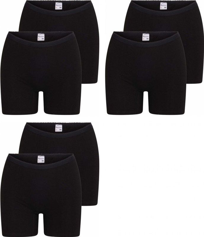 Beeren - Boxershort Softly - Zwart - Lange Pijpjes - 6-pak
