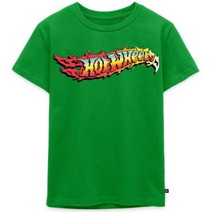 Hot Wheels Logo-Design Met Vlammen Premium T Shirt Kinderen