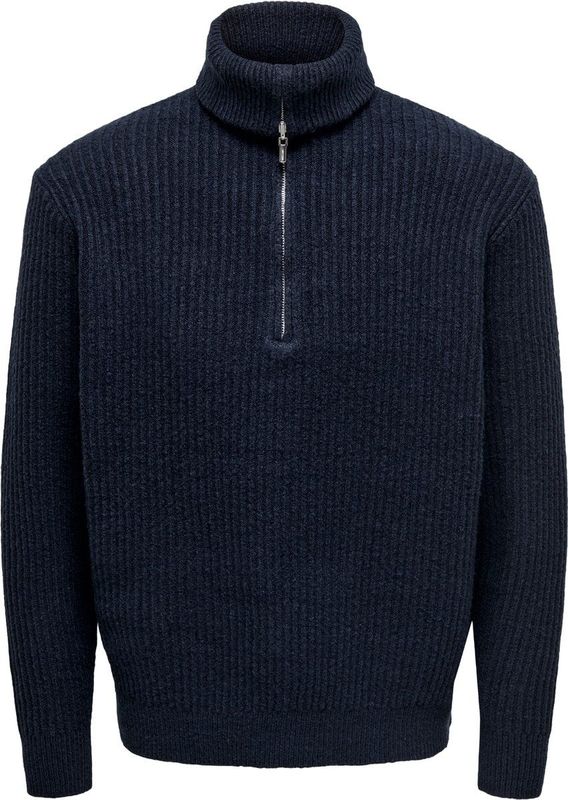 Only & Sons Frame Trui - Heren Sweater - Dark Sapphire