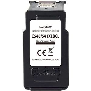 Boxstuff Inkt Geschikt voor Canon PG-540 XL - Zwart - 2-Pack