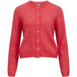 Object Vest Objagate Re Knit Cardigan Noos 23048120 Poinsettia/melange Dames Maat - M