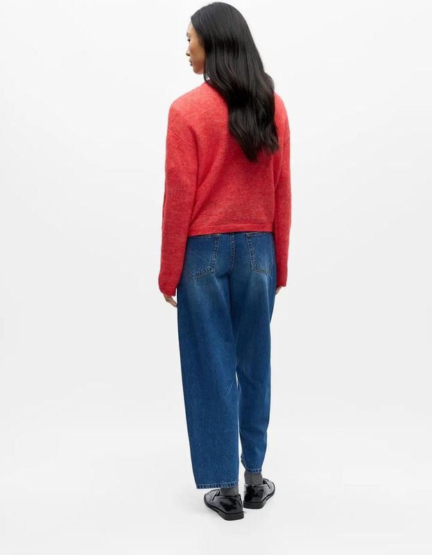 Object Agate RE Knit Cardigan Poinsettia