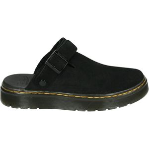 Dr. Martens CARLSON BLACK E H SUEDE - Dames slippers - Kleur: Zwart - Maat: 39