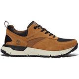Timberland - Voyager Park - Leren Sneakers - Zwart - Plat - Veters