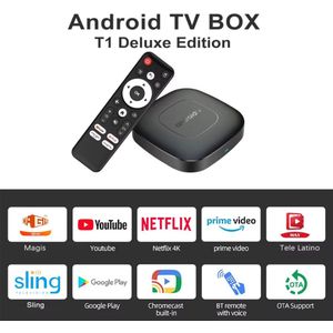 Android 13 Smart TV Streaming Mediaspeler TV Box Bluetooth met Google Assistent alles in 1 H313 2.4G + 5G Wifi 4K