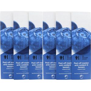 6x Dr. van der Hoog Peel-Off Masker Anti-Oxidant & Bessen - Normale Huid