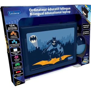Lexibook Batman Leercomputer - Educatief Spel voor Kinderen vanaf 4 Jaar - Inclusief 124 Franse/Engelse Activiteiten