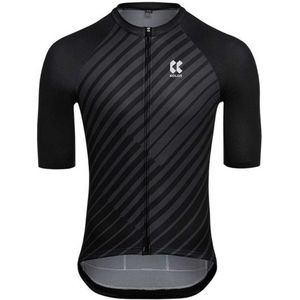 Kalas Motion Z4 Spinn Korte Mouw Wielertrui Zwart L Man