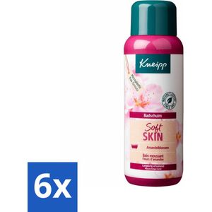 Kneipp - Badschuim - Amandelbloesem - Voor droge en gevoelige huid - 400 ml - Voordeelverpakking - 6 stuks