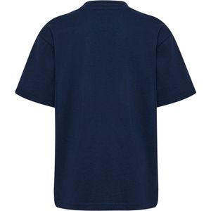 Hummel T-Shirt - HmlOpschonen - Black Iris - Hummel - 4 jaar (104) - T-Shirts