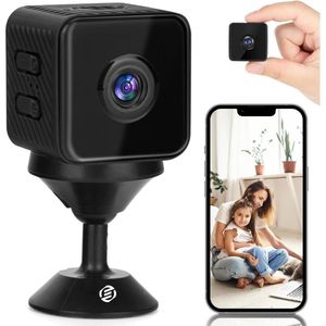 Equivera Spycam - Mini Bewakingscamera - Kleine Camera - Verborgen Camera - Spionage - Voor Thuis, Kantoor, Auto - Kerstcadeau - Sinterklaas - Sinterklaas Cadeau - Cadeau Voor Vrouw - Cadeau Voor Man - Cadeau
