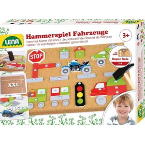 Lena Hamertje Tik Kinderspel - Voertuigen - 64-delig - Geschikt voor kinderen vanaf 3 jaar