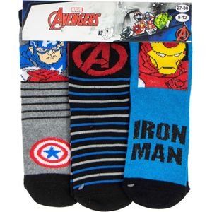MARVEL AVENGERS SOKKEN- 3 PAAR SOKKEN - MAAT 23-26