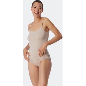 SCHIESSER Onderhemd 'Essentials'  beige / zwart