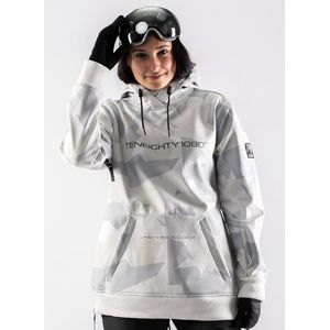 1080 BELLE-T Hoodie dames softshell | Wit | M | Wintersport Snowboard Ski Kleding