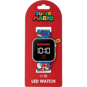 Digitale Horloge - Bedrukte Riem - LED-Display - Digitaal Tijd Ontwerp